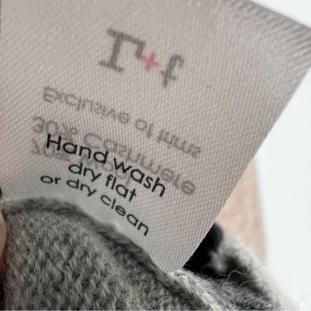 Label + Thread Cashmere Wool Patchwork Thread Striped Floral‎ Colorblock Sweater - Picture 5 of 9